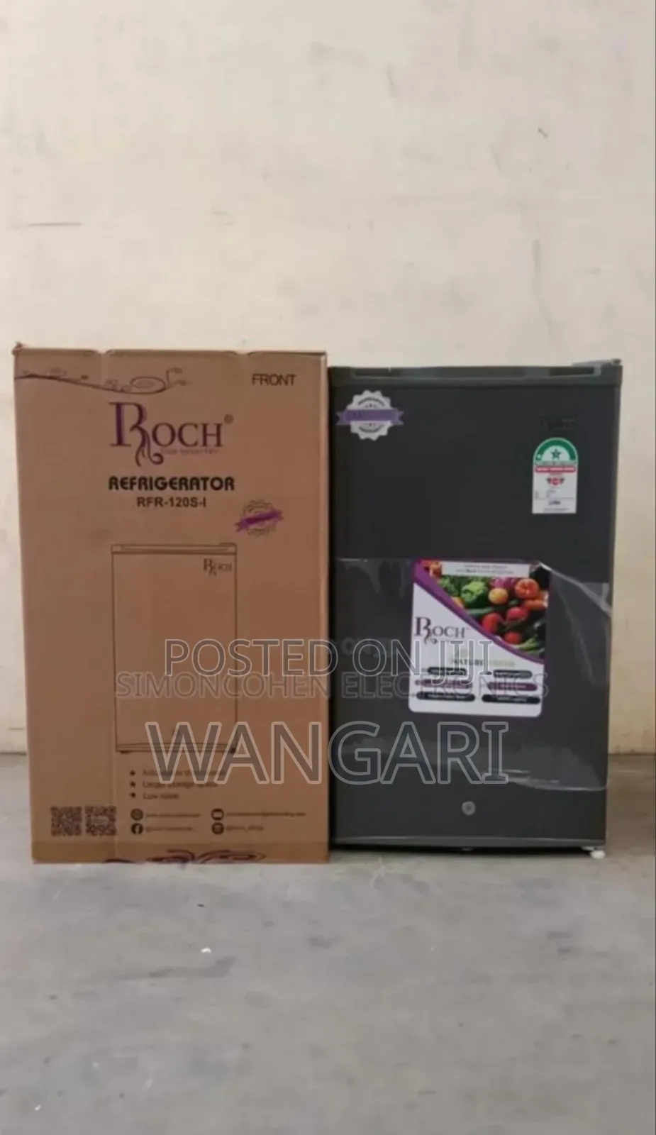 Singke Door. Pay on Delivery Roch 90l Fridge