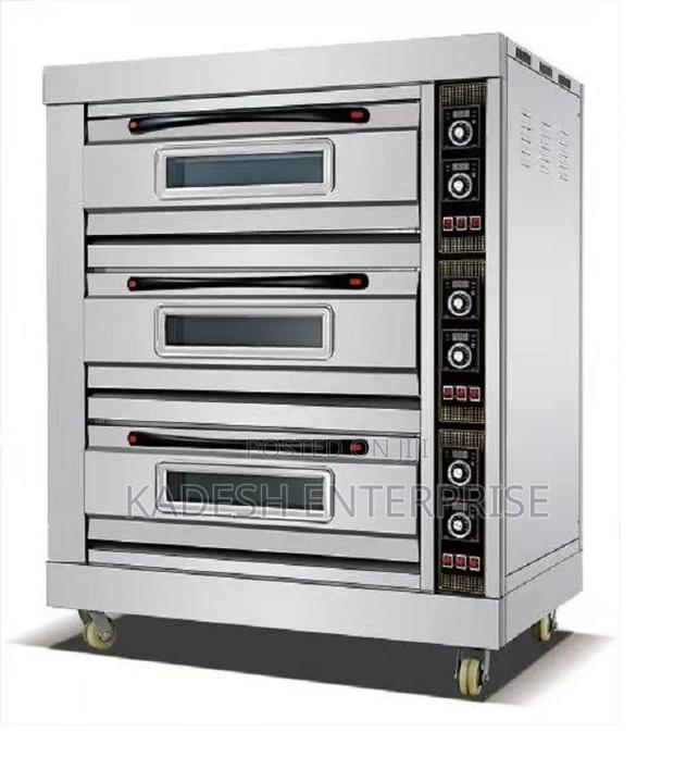3 Deck 6 Trays Commercial Oven