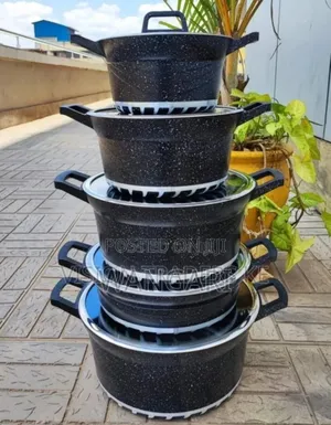 With Double Handles. Bosch 10pcs Cookwares
