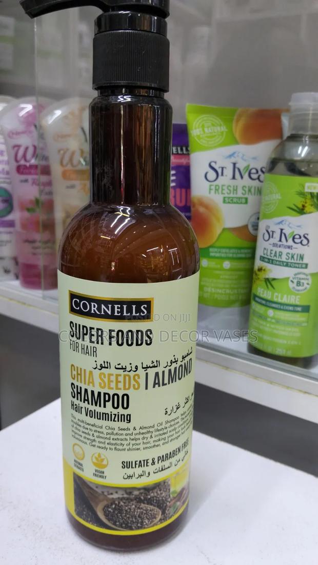 Chia Seeds and Almond Shampoo Hair Volumizing Super Foods for Hair