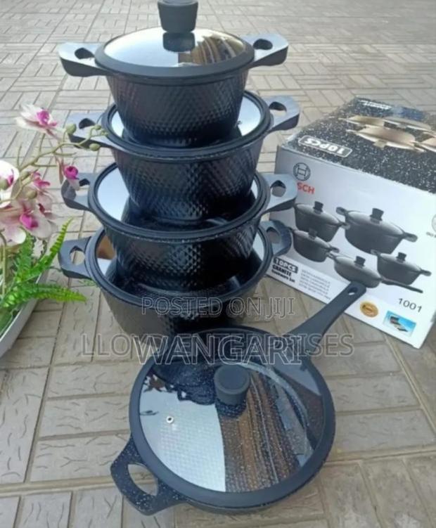 Well Packed. Safe Bosch 10pcs Cookwares - main view