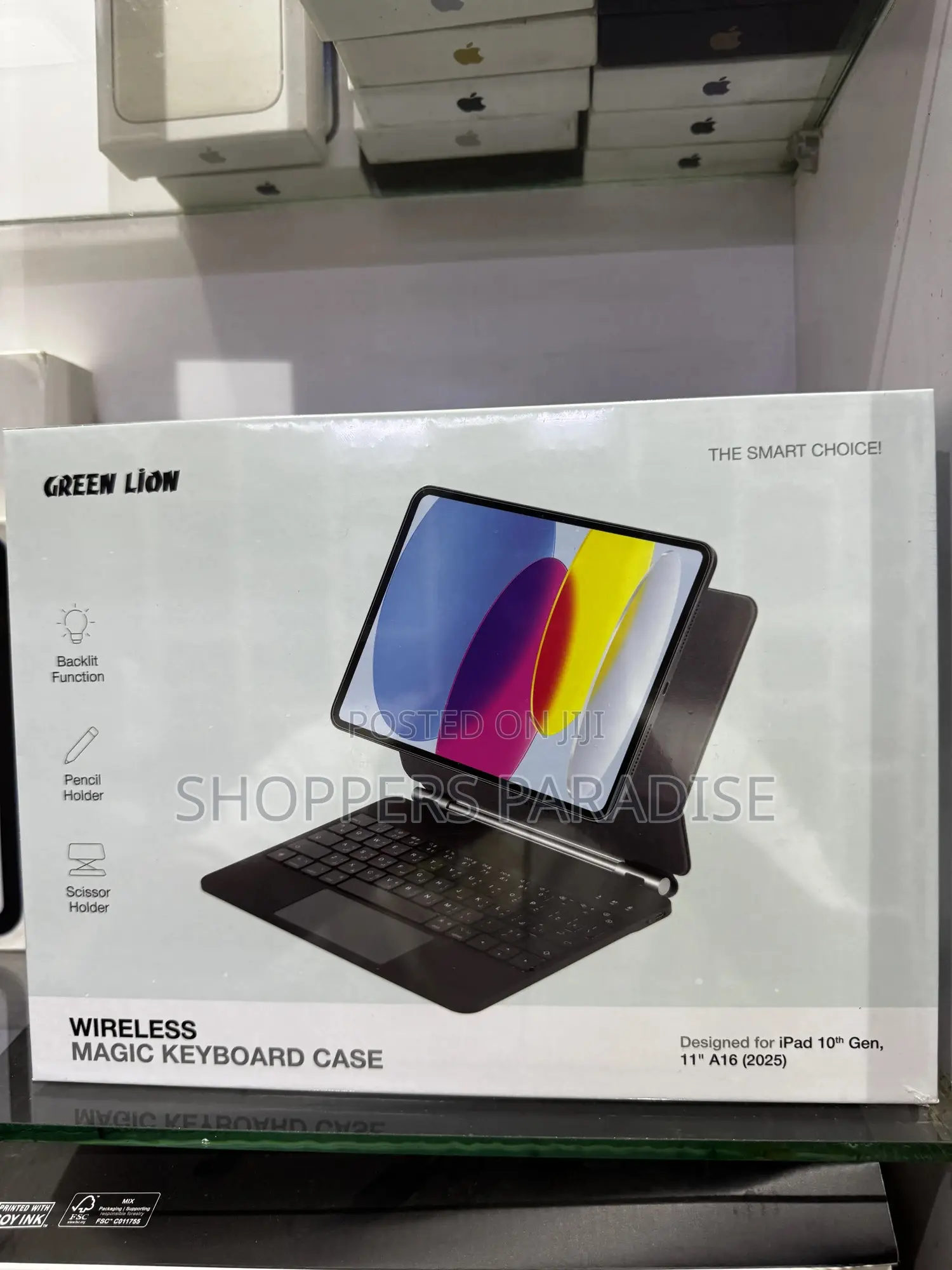 Wireless Magic Keyboard Case for iPad A16 or 10th Gen