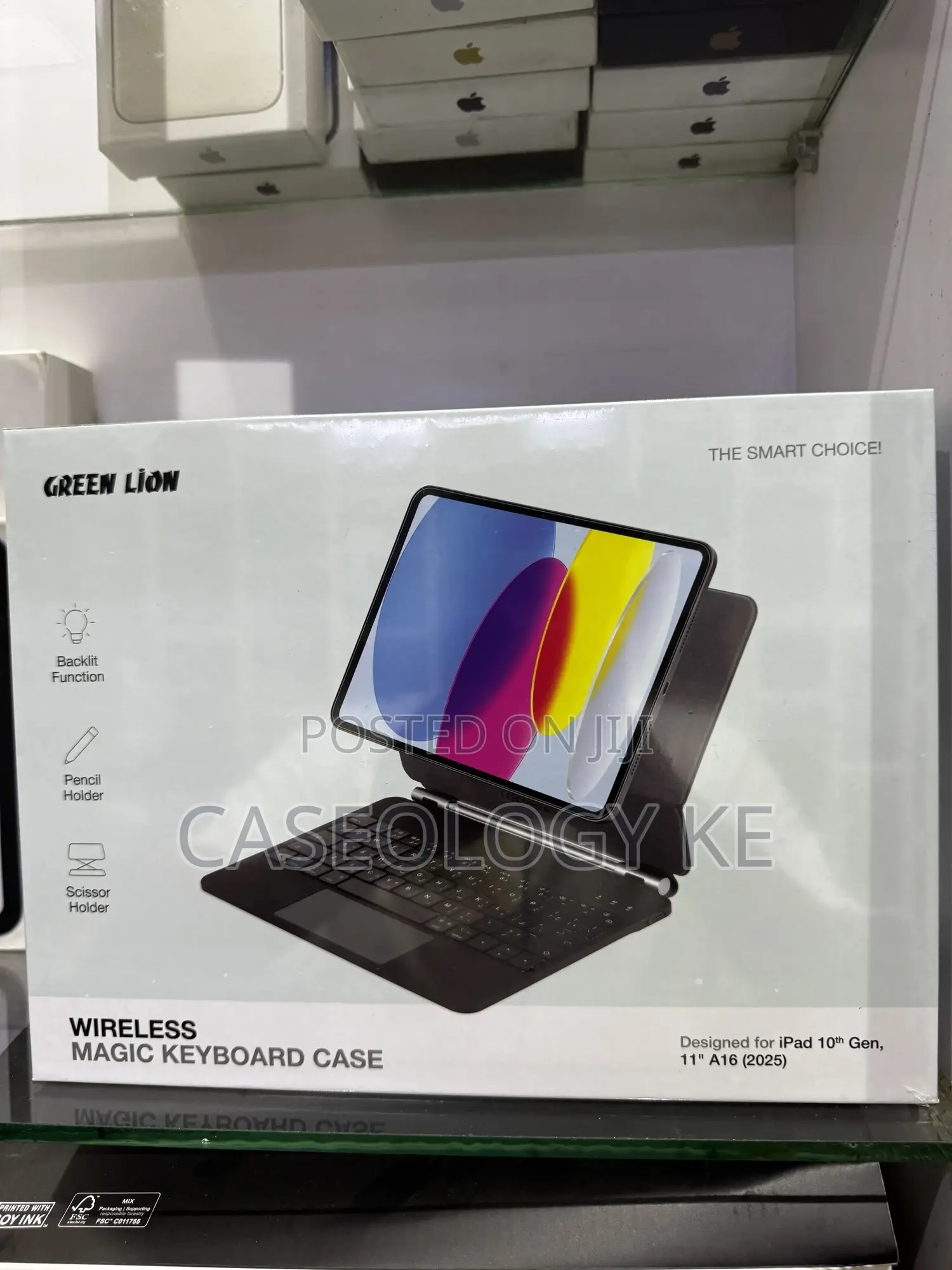 Wireless Magic Keyboard Case for iPad A16 or 10th Gen