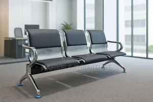 3 Seater Office Chair Reception Bench Seat