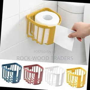 Punch Free Toilet Paper Holder