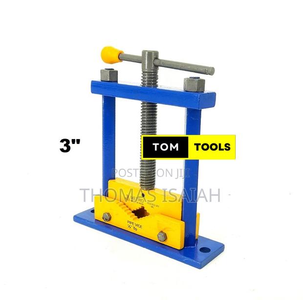 Metro 3 Inch Square Pillar Type Pipe Vice - thumbnail 2
