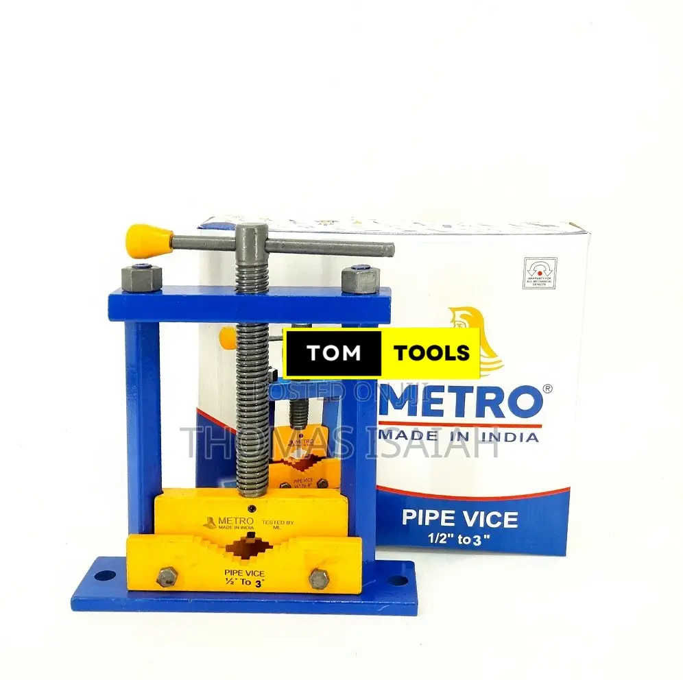 Metro 3 Inch Square Pillar Type Pipe Vice