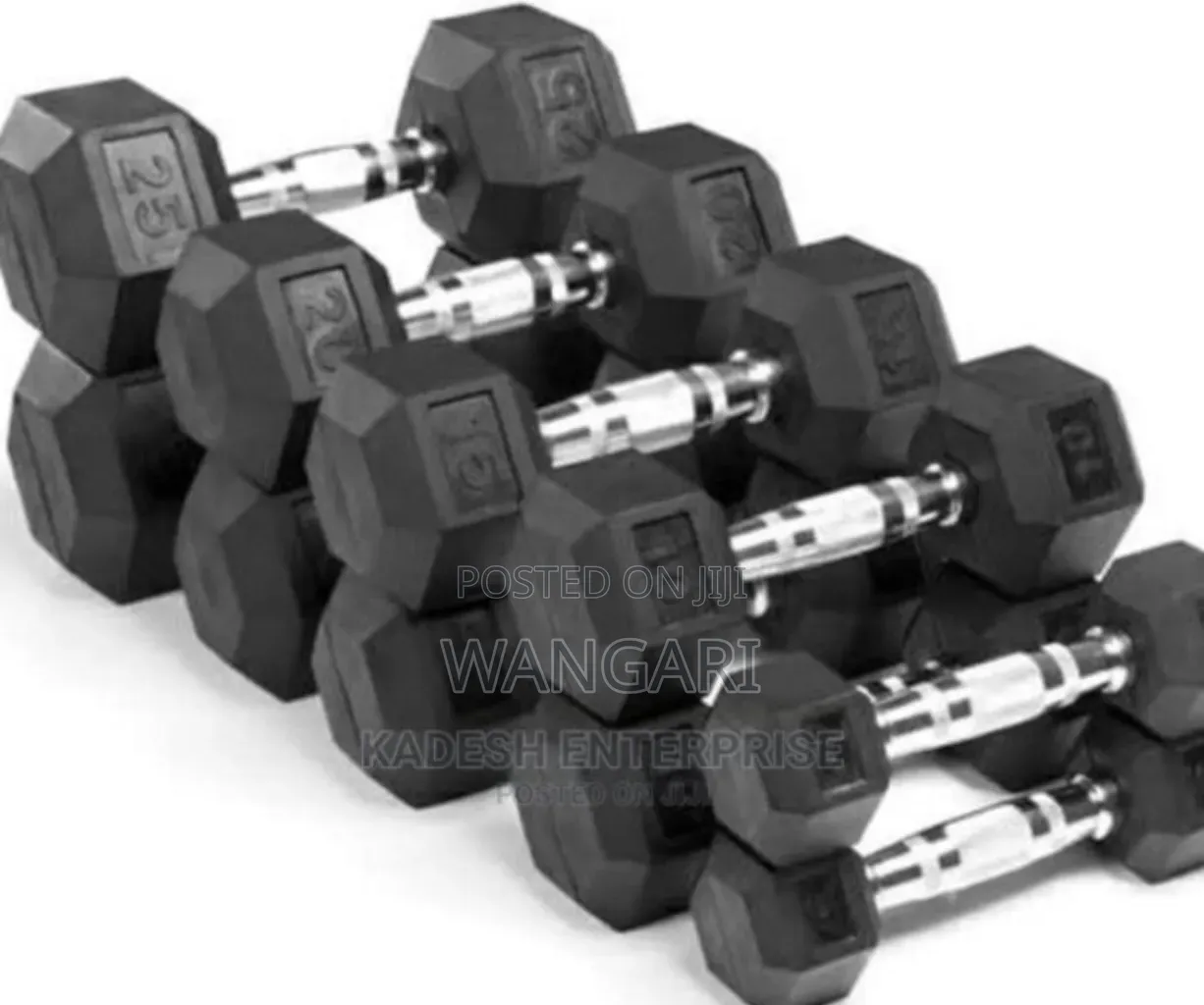 Double Hand 20kgs Hexagonal Dumbells