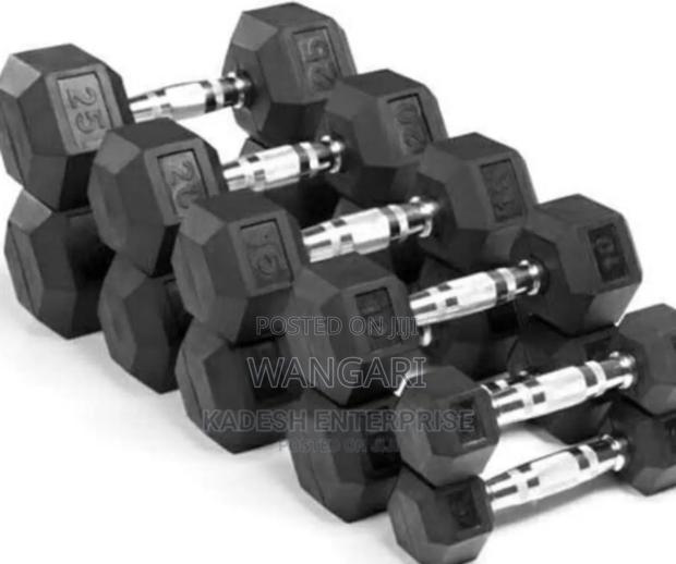 Double Hand 20kgs Hexagonal Dumbells