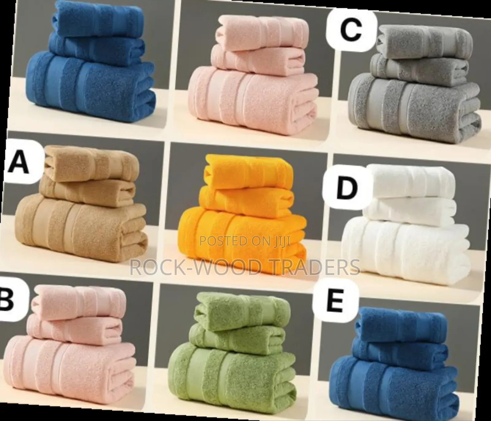 Bath Towel Set 3pcs