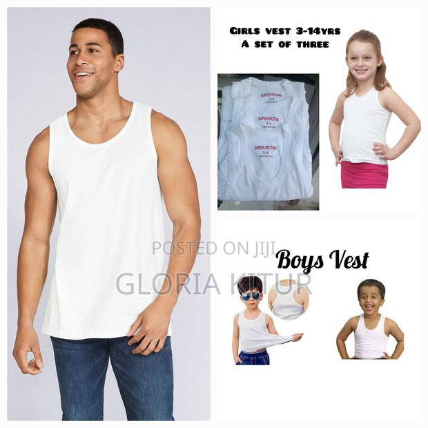 3pc Vests for Men, Boys Girls