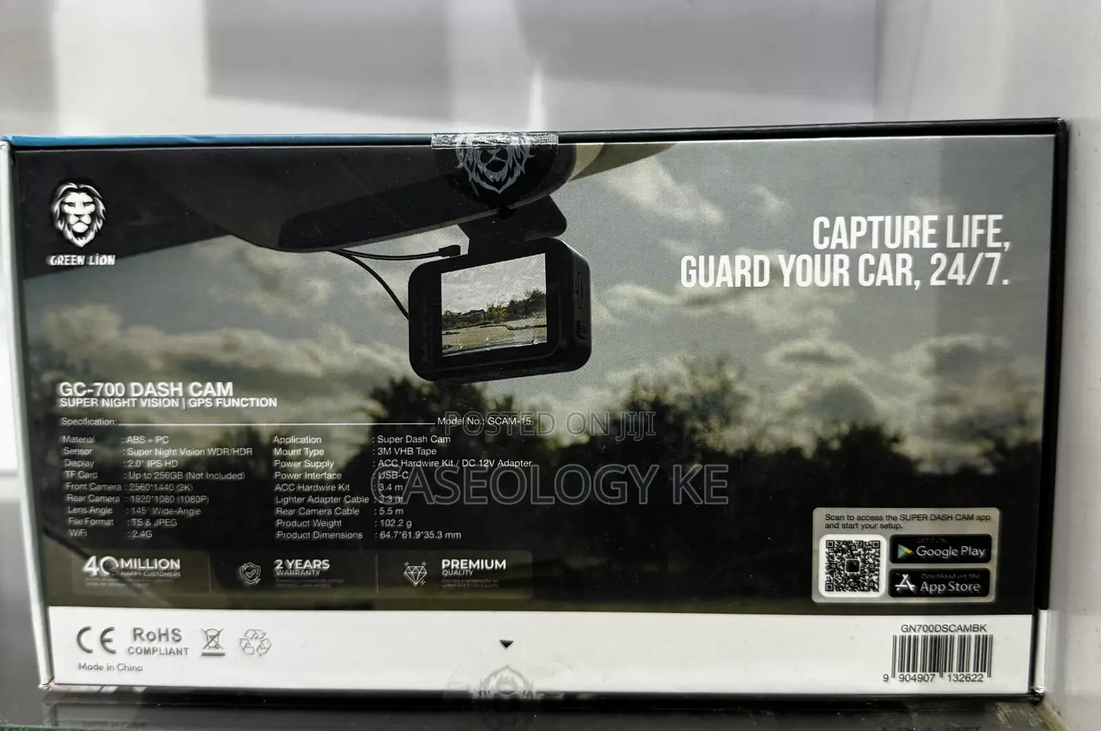 Gc-700 Dashcam With Gps Function