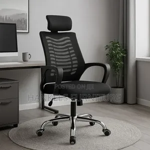 Headrest Office Chair High Back Desk Chair