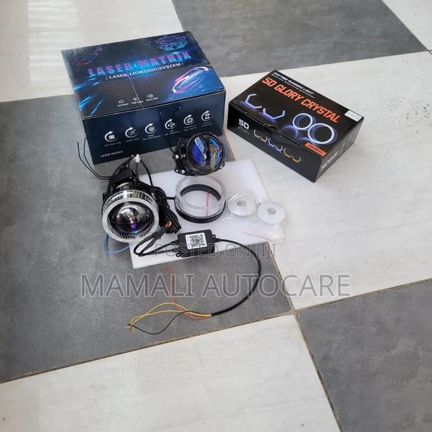 Universal 2.5" Bi-Led Projector Kit With 5d Glory Rings
