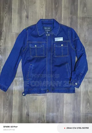 Quality Casual Men Plain Denim All Weather Jacket Available