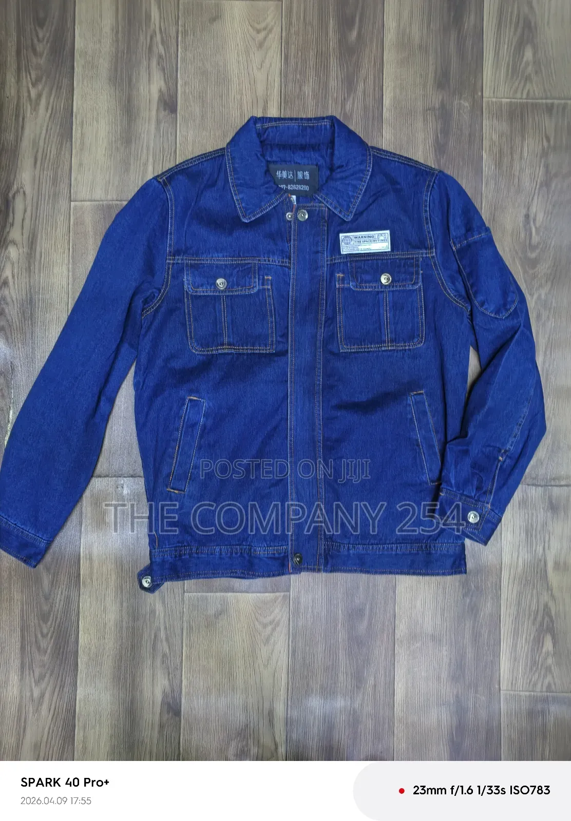 Quality Casual Men Plain Denim All Weather Jacket Available