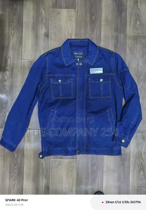 Quality Casual Men Plain Denim All Weather Jacket Available