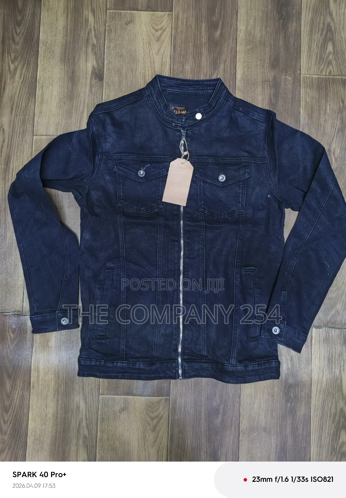 Quality Casual Men Plain Denim All Weather Jacket Available
