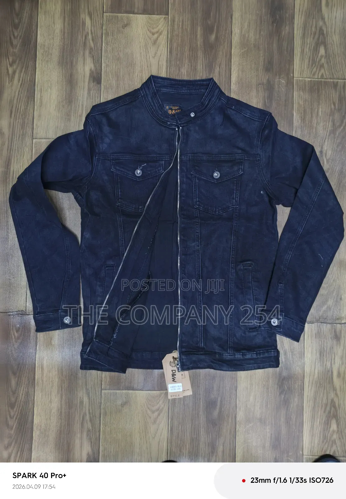 Quality Casual Men Plain Denim All Weather Jacket Available