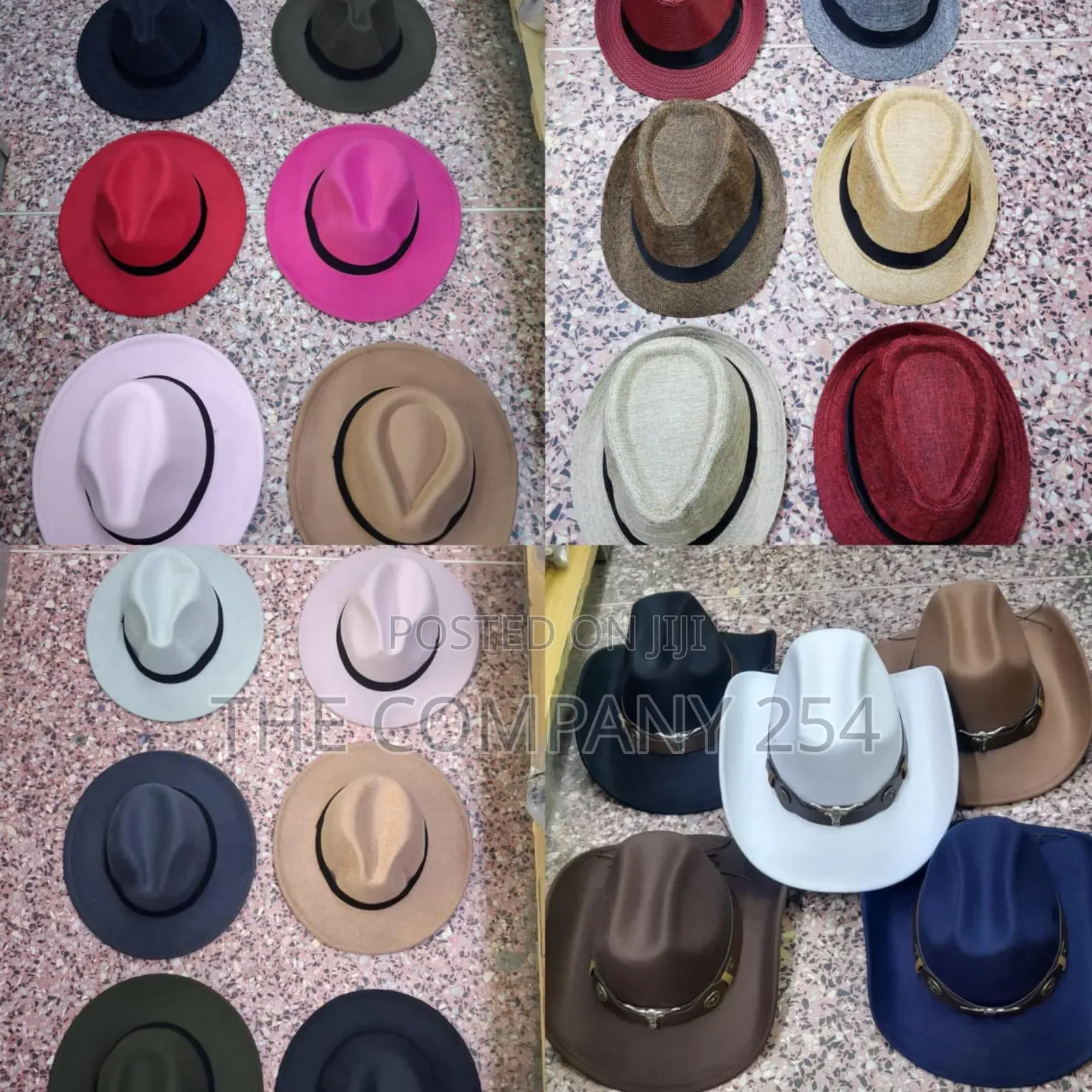 Quality Unisex Fedora Godfather Plain Round Hats