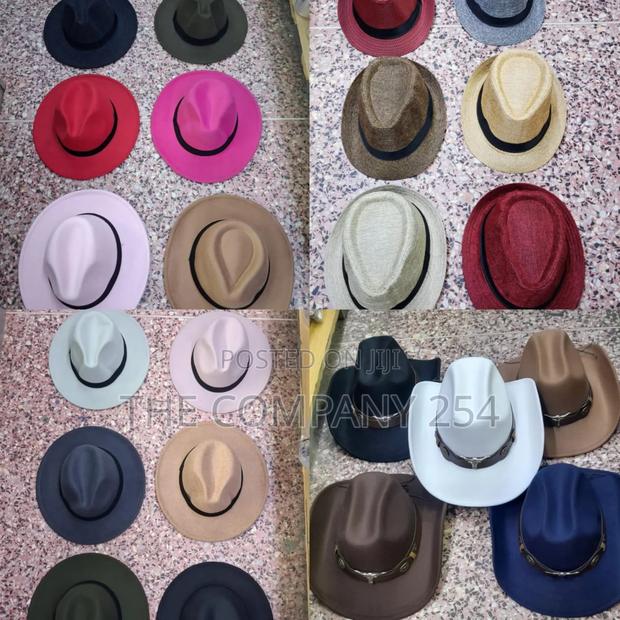 Quality Unisex Fedora Godfather Plain Round Hats - thumbnail 2
