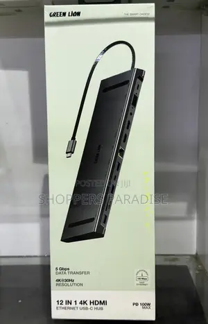 12 in 1 Usb-C Hub With Hdmi and Ethernet Ports