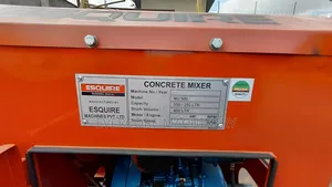 Esquire 500l Diesel Concrete Mixing Machine.