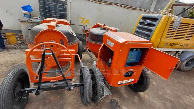 Concrete Mixer 500l Nu500 Be Model Diesel 6hp Engine Belt Type. - thumbnail 2