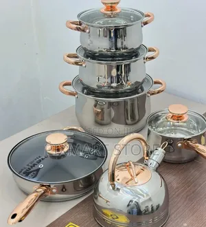 Yimeitai 12pc Stainless Steel Cookware Set