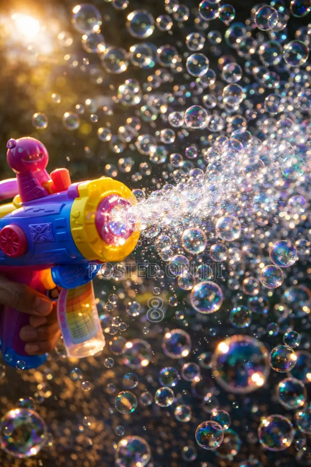 Kidjoy Bubble Gun Machine – Fun for Boys Girls