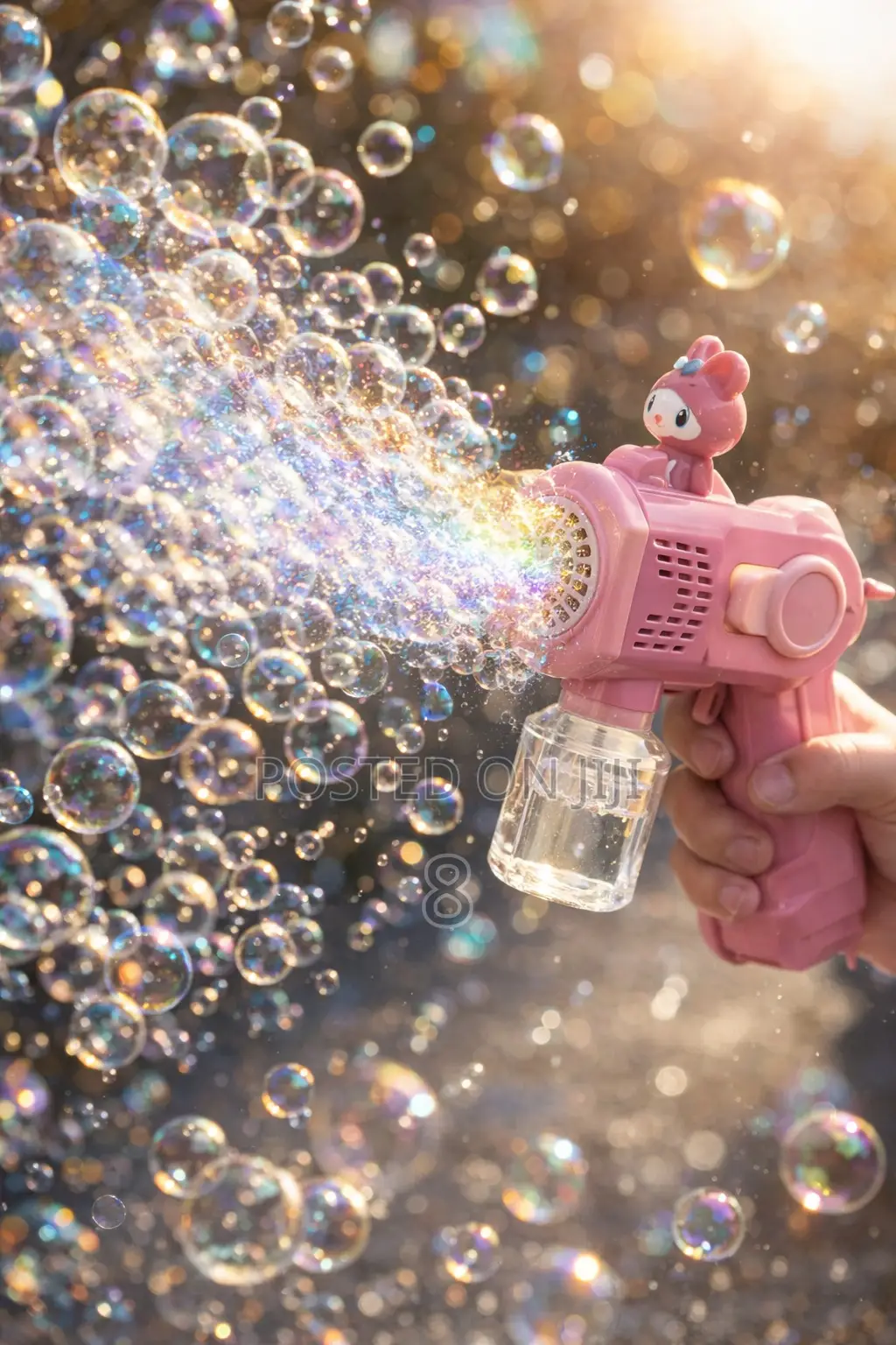 Funburst Bubble Gun With Led Lights – Stylish Toy