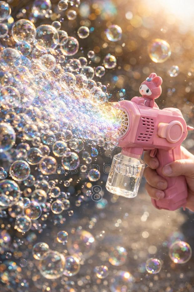Funburst Bubble Gun With Led Lights – Stylish Toy