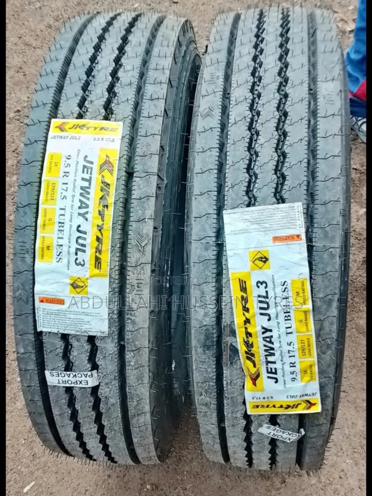 9.5 R17.5 Jktyres. Jetway