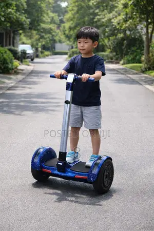 10.5” Smart Hoverboard With Handle and Bluetooth Speakers