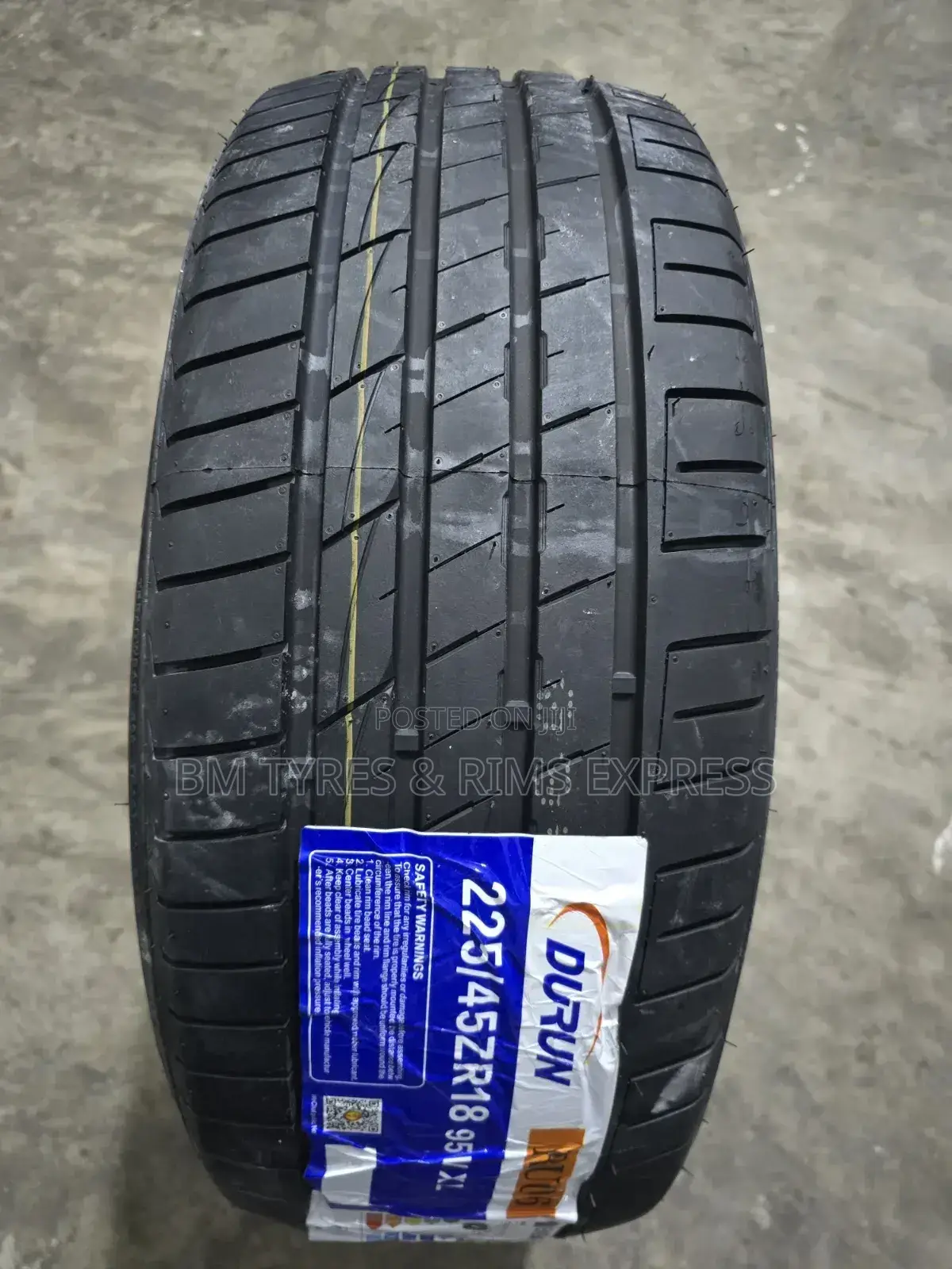225 /45 R18 Durun Tyres (Highway)
