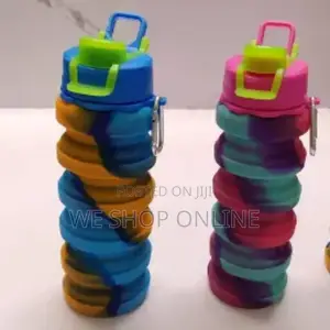 Multicolored Collapsible Water Bottle