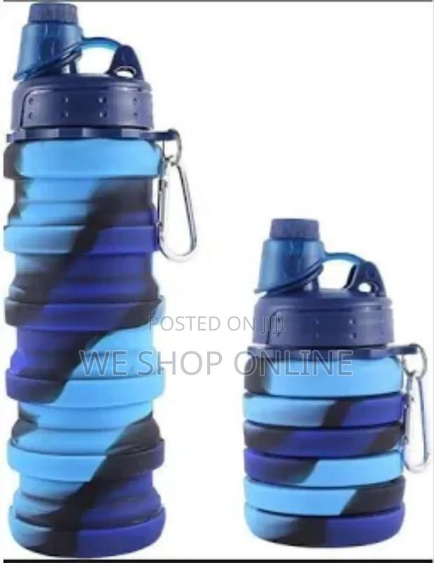 Multicolored Collapsible Water Bottle - thumbnail 4