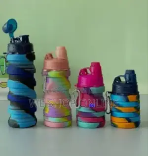 Multicolored Collapsible Water Bottle