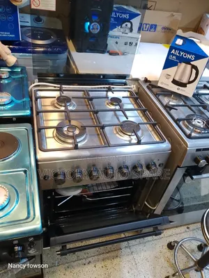 Silver All Gas With Electric Oven