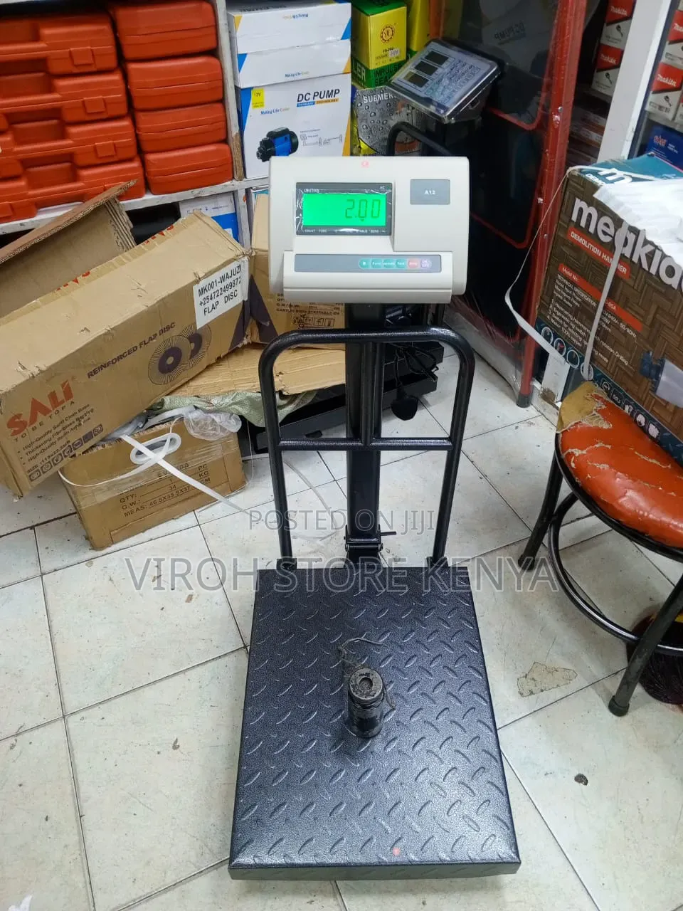 A12 Digital Platform Scale 300kgs Weighing Machine