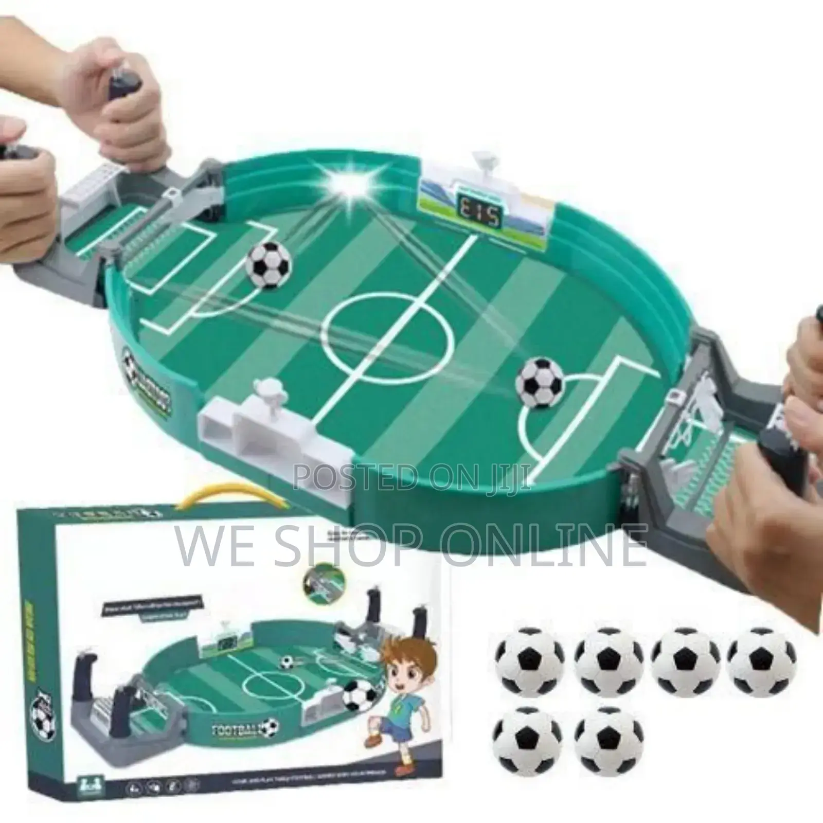 Interactive Foosball Game, 6 Piece Foosball Set