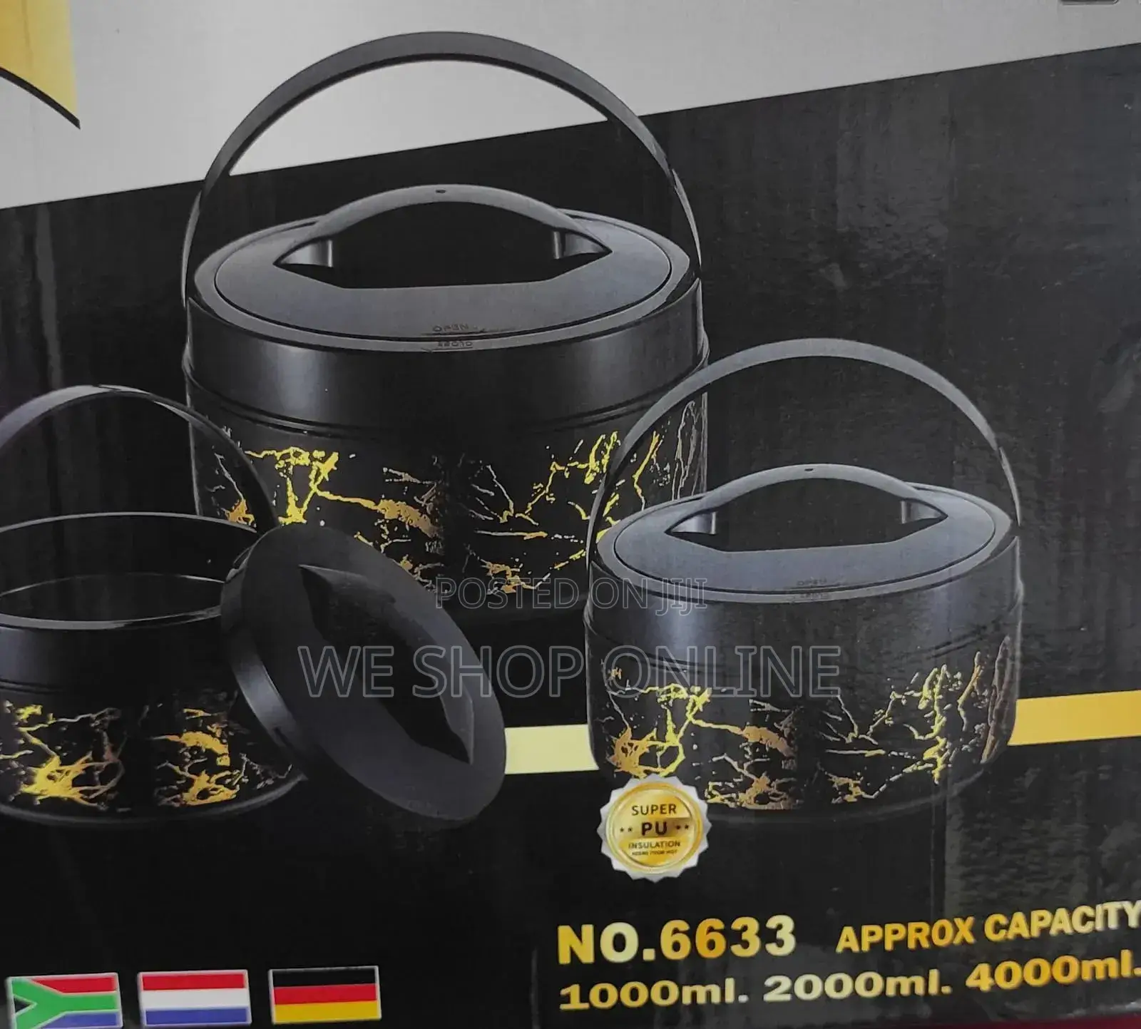 Steel/Metal Stylish Nordic Hot Pot Set.