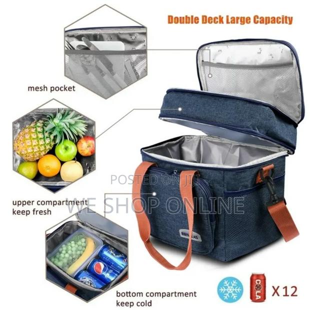 Double Compartment (15l) Lunch Bag - thumbnail 8