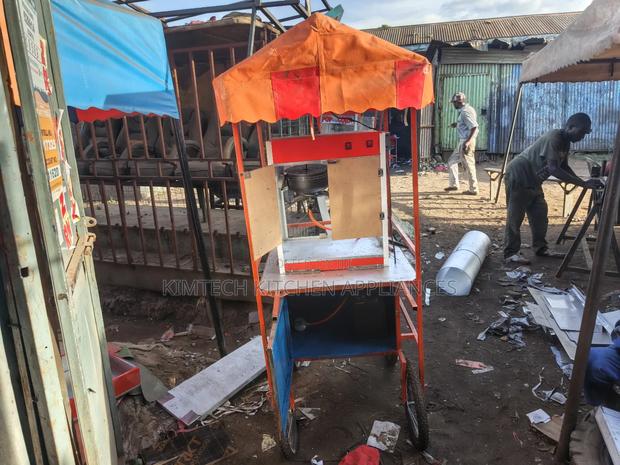 Movable Popcorn Machine - main view