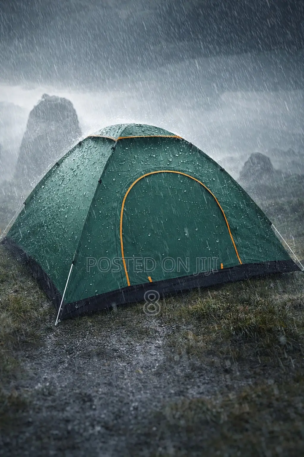 Durable 4 Man Tent for Camping Hiking
