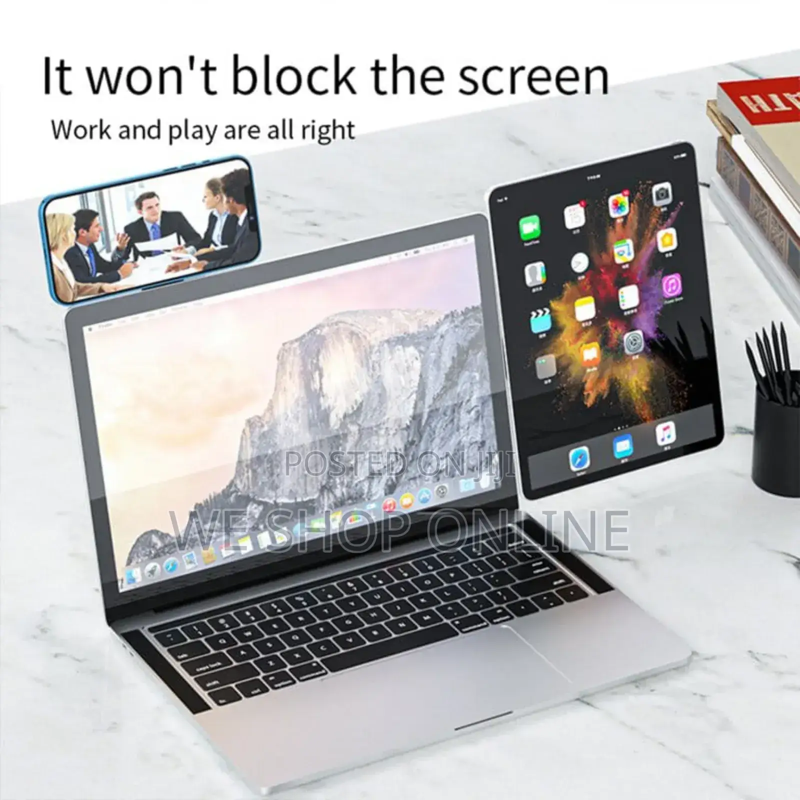 2 in 1 Magnetic Laptop Side Mount
