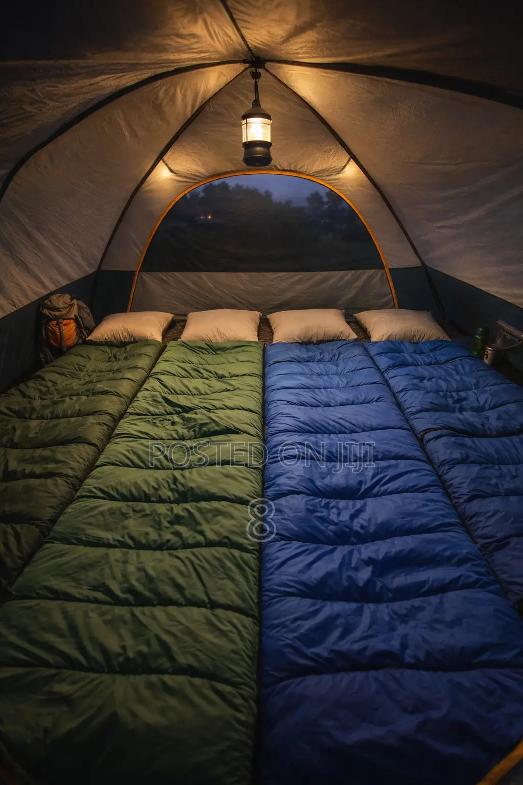 Large Capacity 4 Man Tent Strong Fabric Build