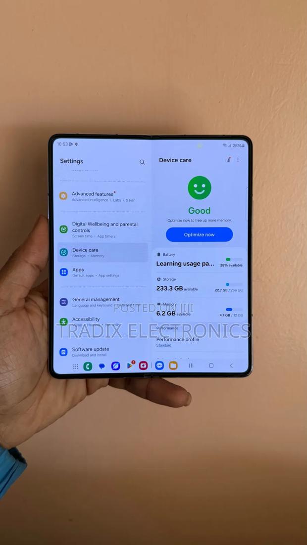 Samsung Galaxy Z Fold 5 256 GB Blue - thumbnail 4