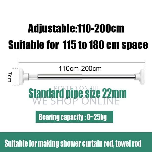 Adjustable Clothes Hanger, Retractable Rod. - thumbnail 5