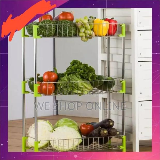 Multipurpose Stainless Steel 3 Tier Storage Rack